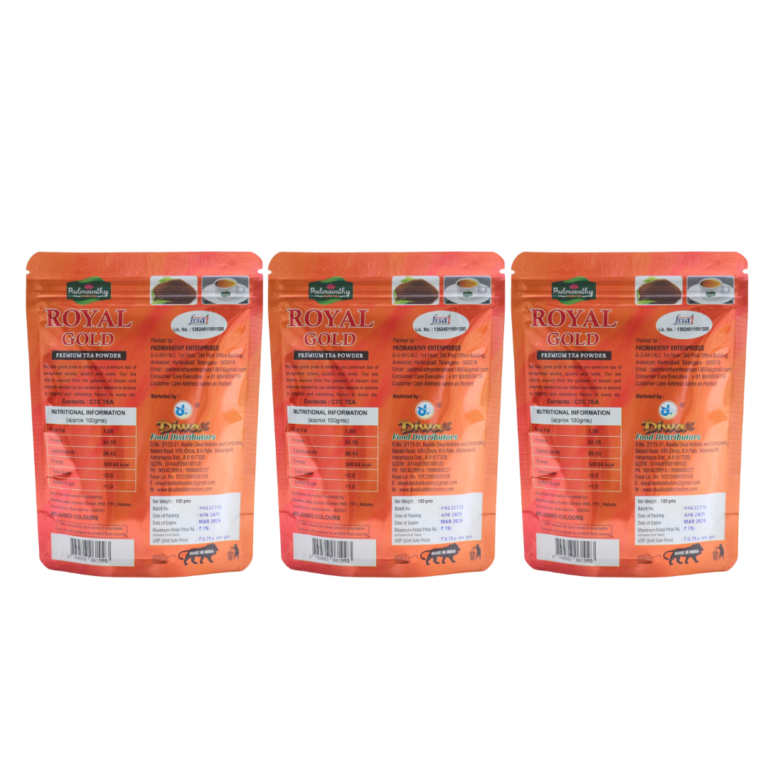Padmavathy Royal Gold Premium Tea Powder