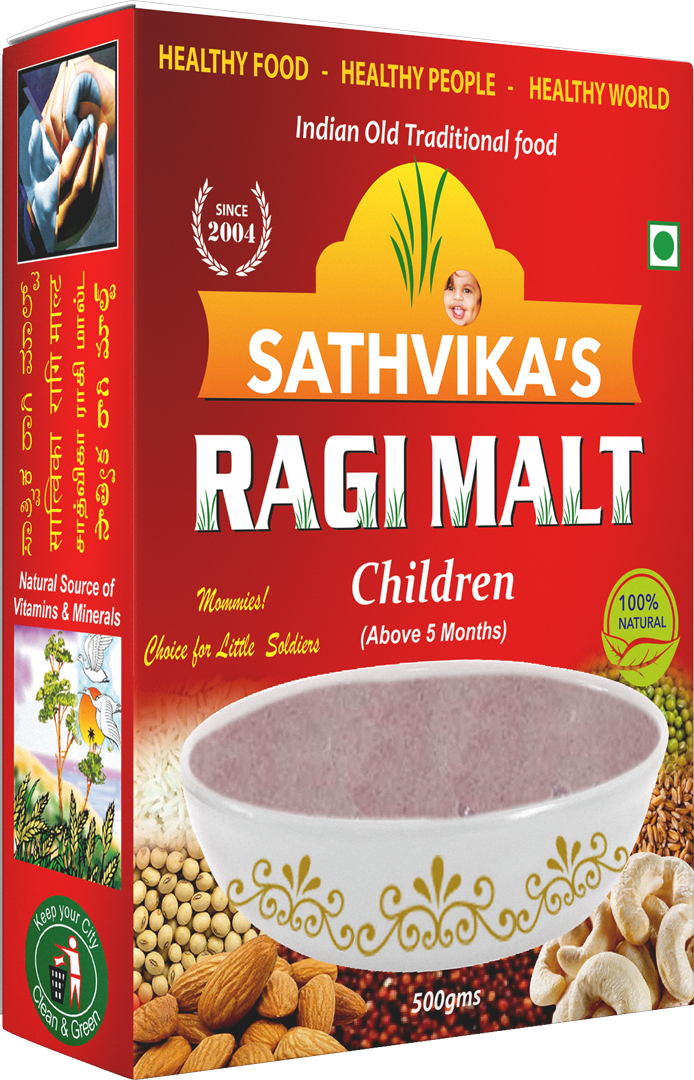 Sathvikas Ragi Malt Children