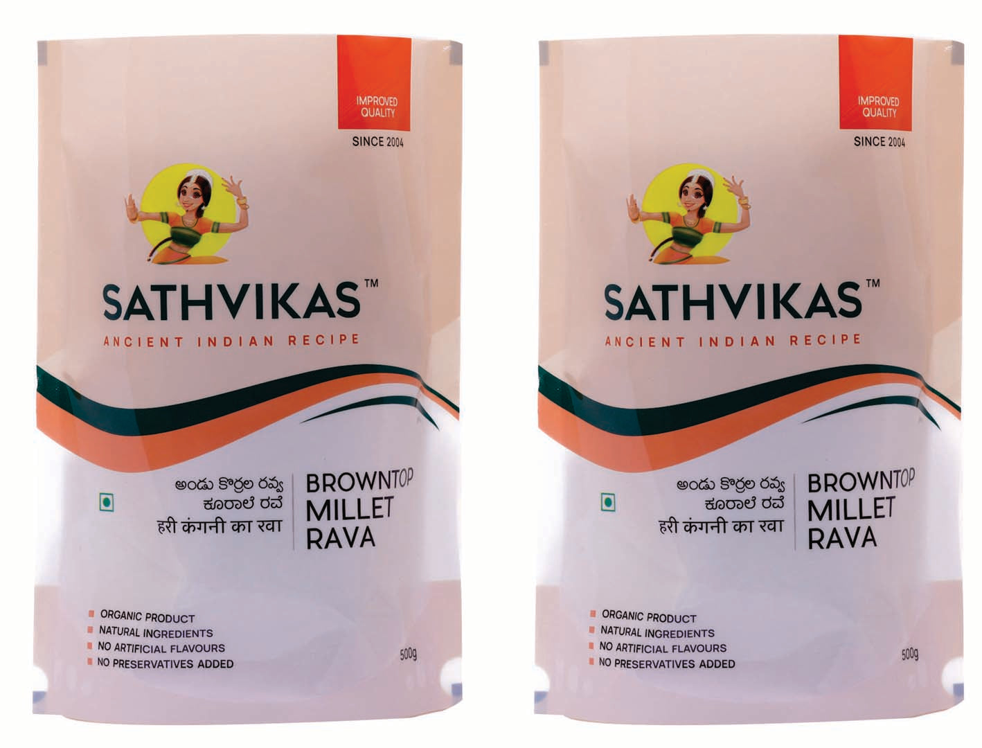 Sathvikas Andu Korralu / Brown Top Millet Ravva
