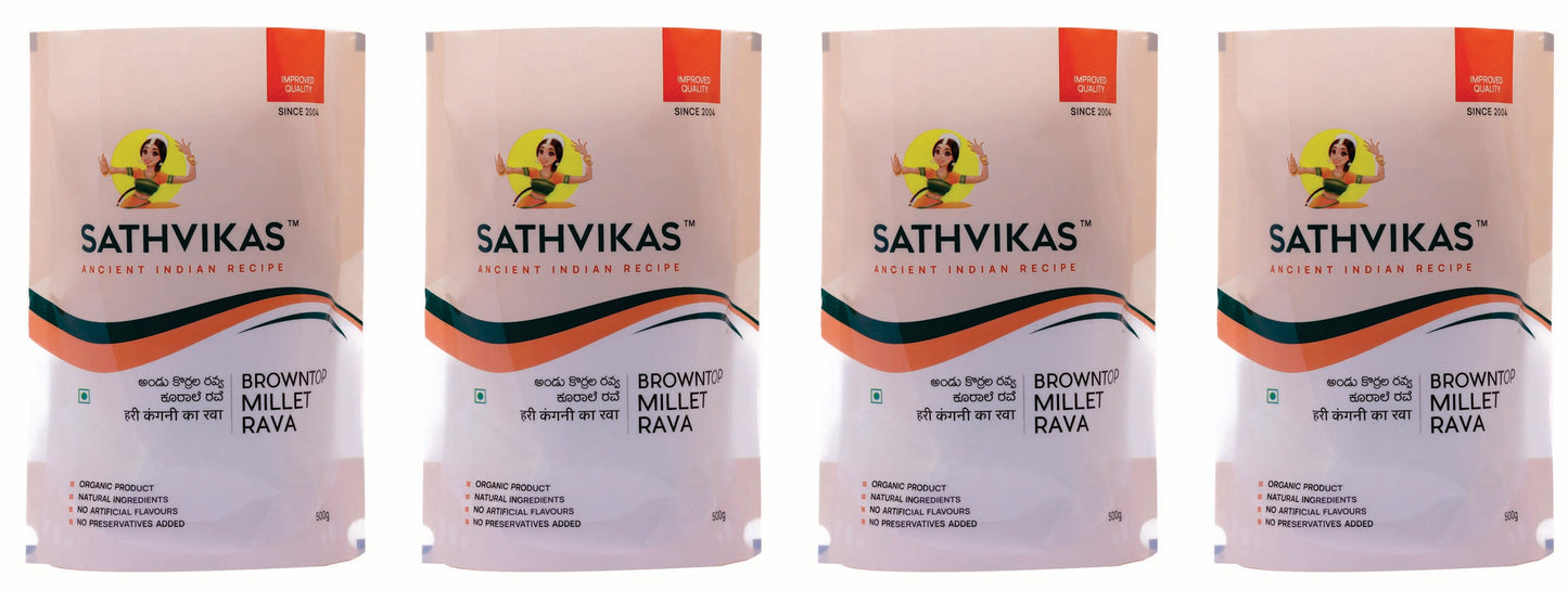 Sathvikas Andu Korralu / Brown Top Millet Ravva