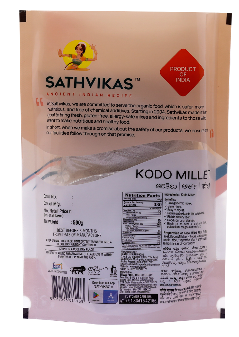 Sathvikas Arikalu / Kodo Millet