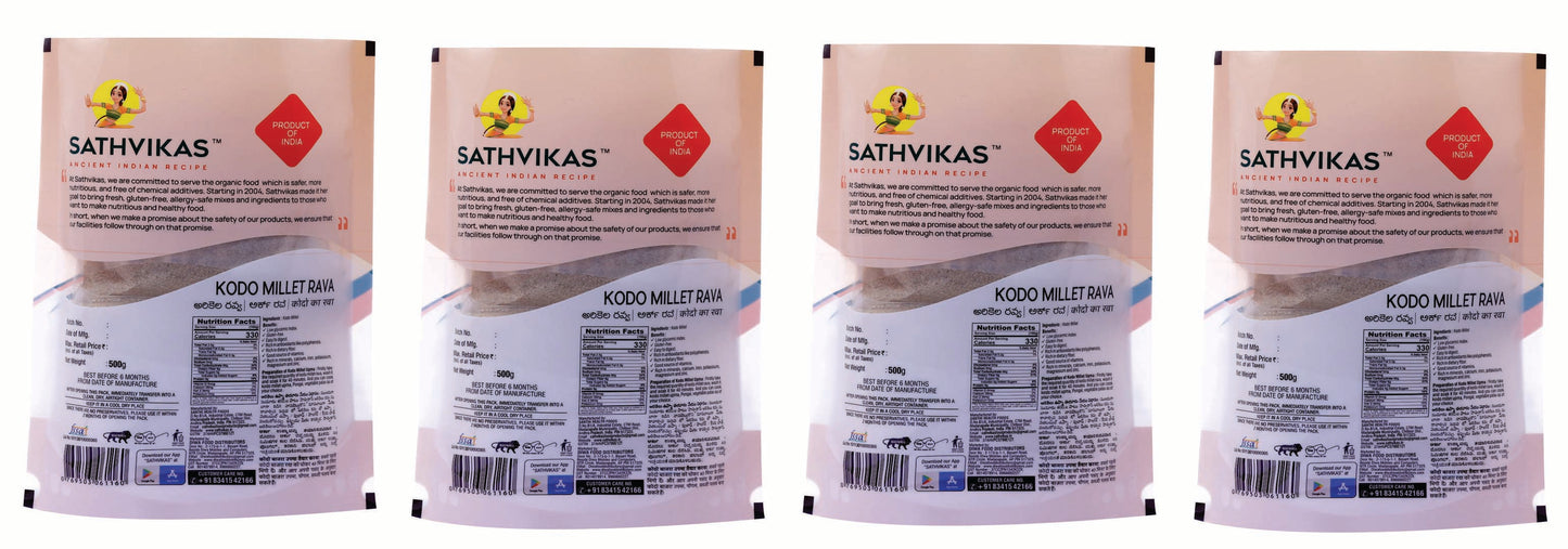 Sathvikas Arikalu / Kodo Millet Ravva