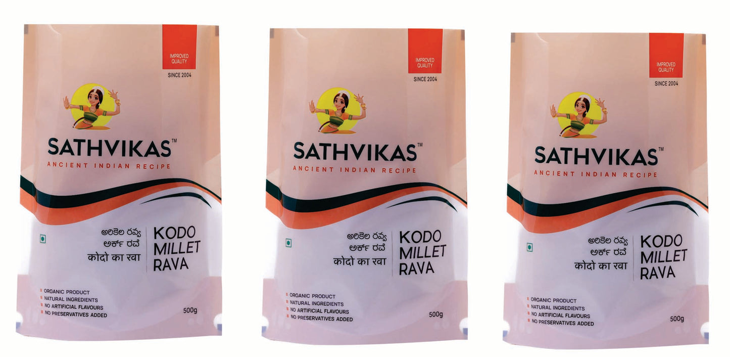 Sathvikas Arikalu / Kodo Millet Ravva