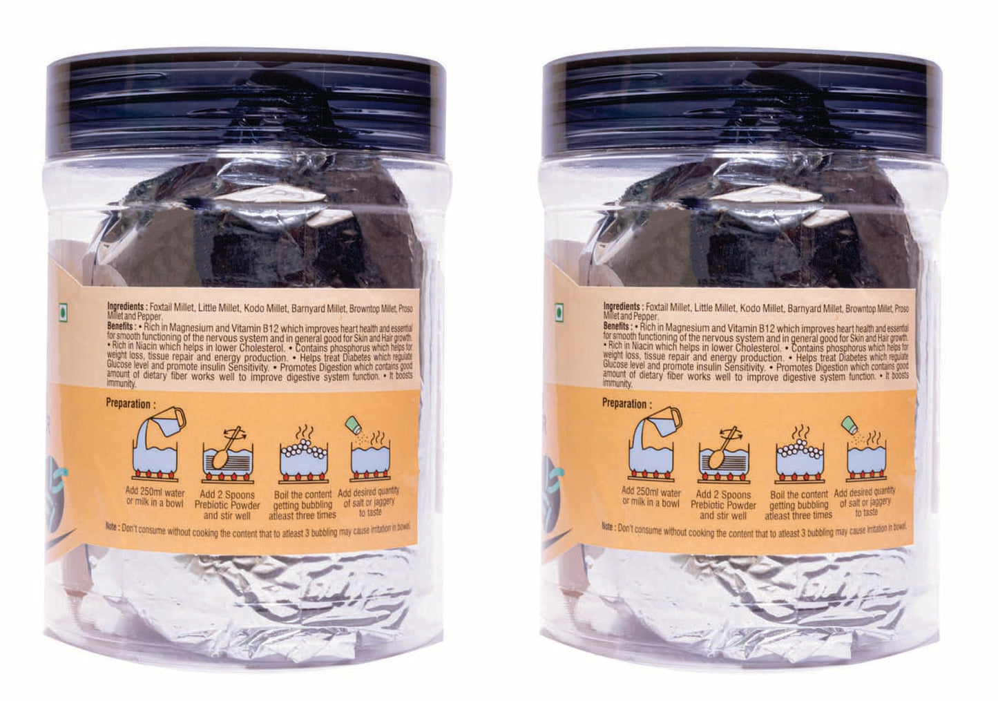 Sathvikas Natural Millets Prebiotic Powder (Cumin Flavour)