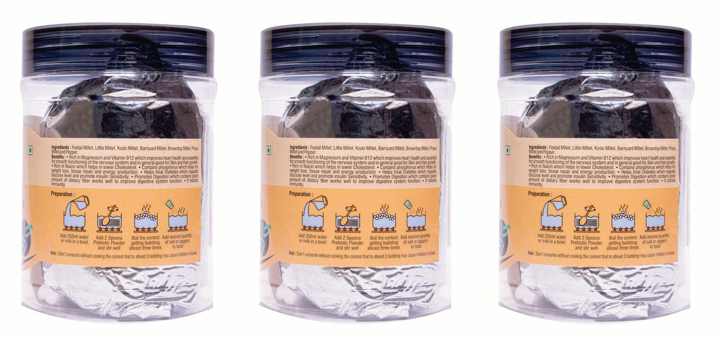 Sathvikas Natural Millets Prebiotic Powder (Cumin Flavour)