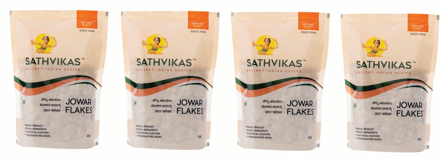 Sathvikas Jonna Atukulu / Jowar Poha / Jowar Flakes