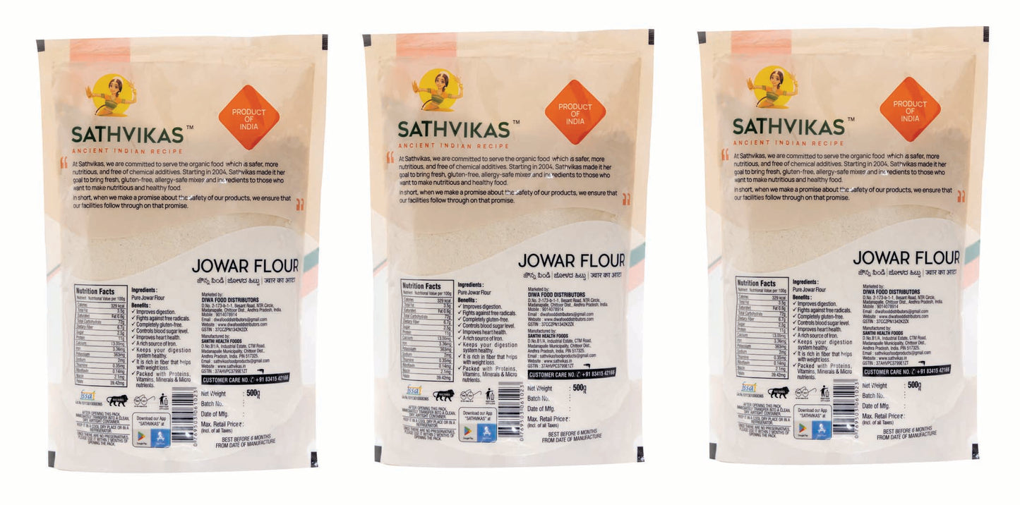 Sathvikas Pacha Jonnalu / Jowar Flour