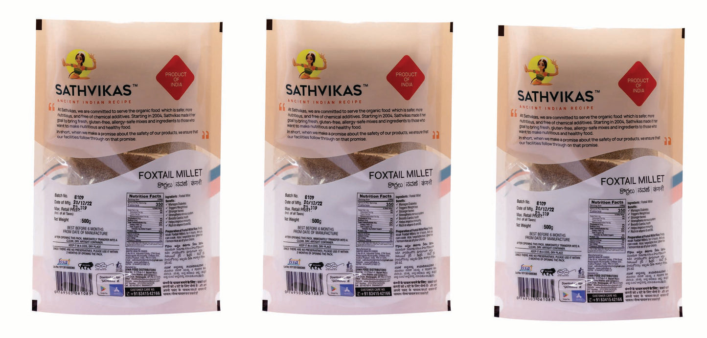 Sathvikas Korralu / Foxtail Millet