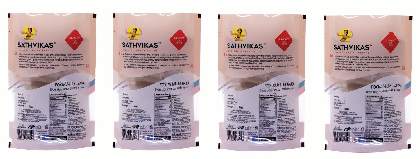 Sathvikas Korralu / Foxtail Millet Ravva