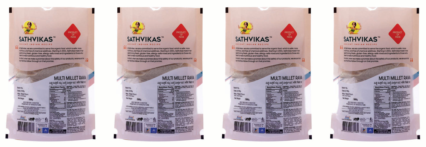Sathvikas Multi Millets Rava