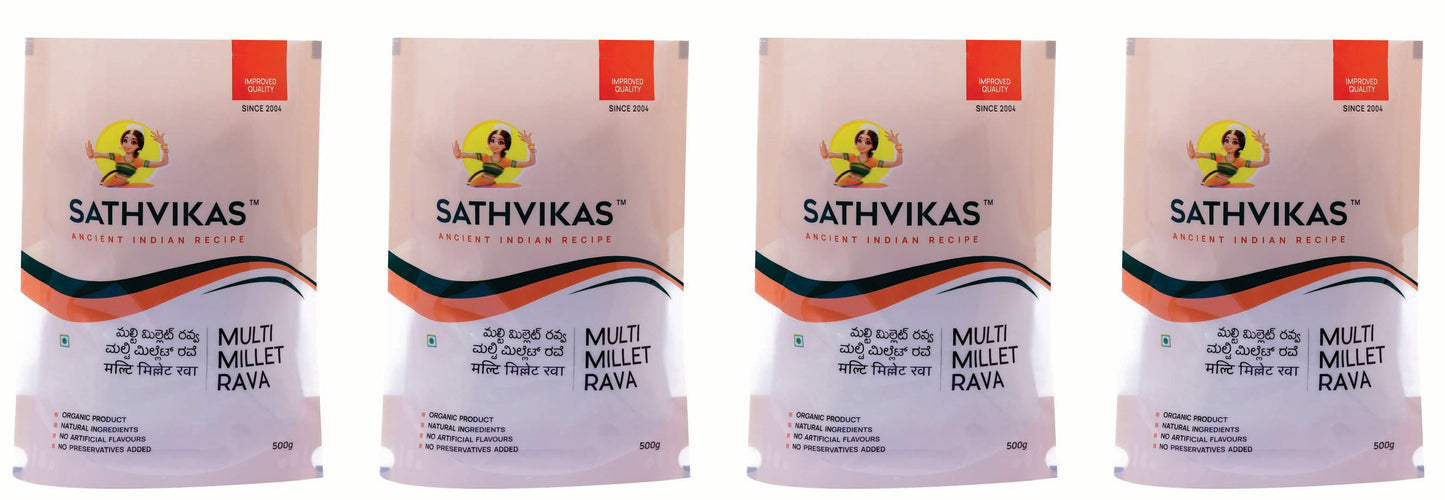 Sathvikas Multi Millets Rava
