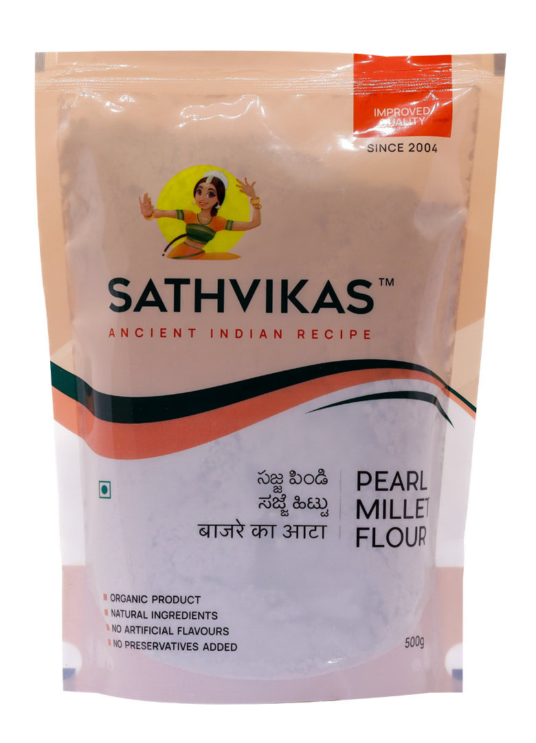 Sathvikas Sajjalu Flour / Pearl Millet Flour