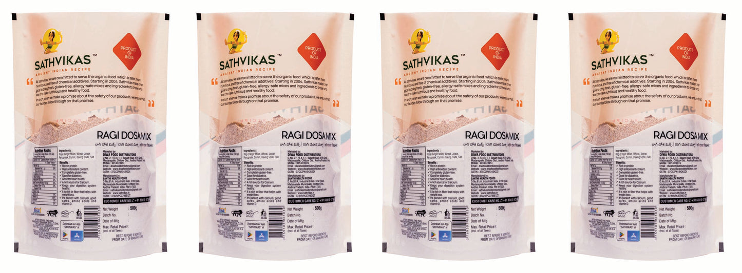Sathvikas Ragi Dosa Mix