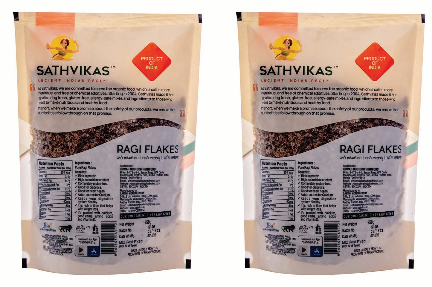 Sathvikas Ragi Atukulu / Finger Millet Poha / Ragi Flakes