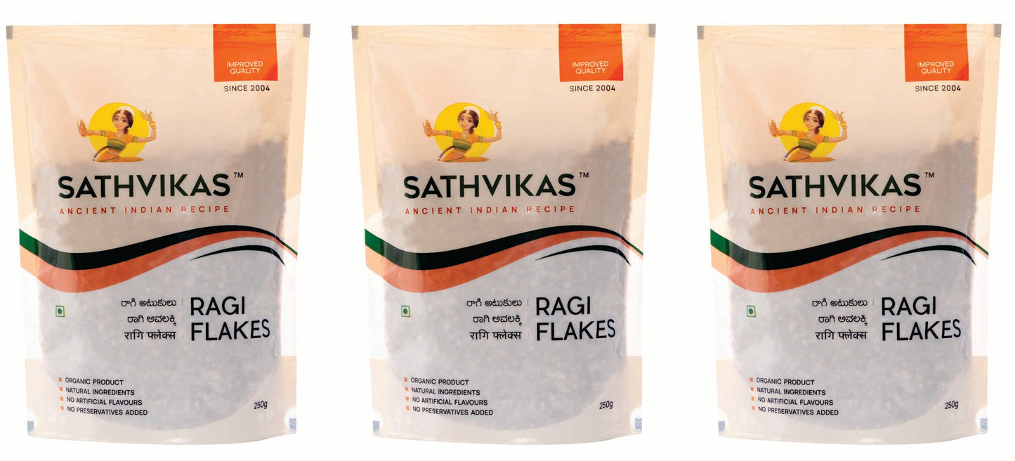 Sathvikas Ragi Atukulu / Finger Millet Poha / Ragi Flakes