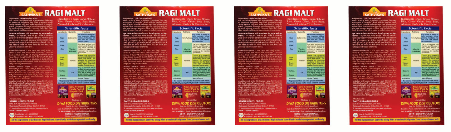 Sathvikas Ragi Malt Children