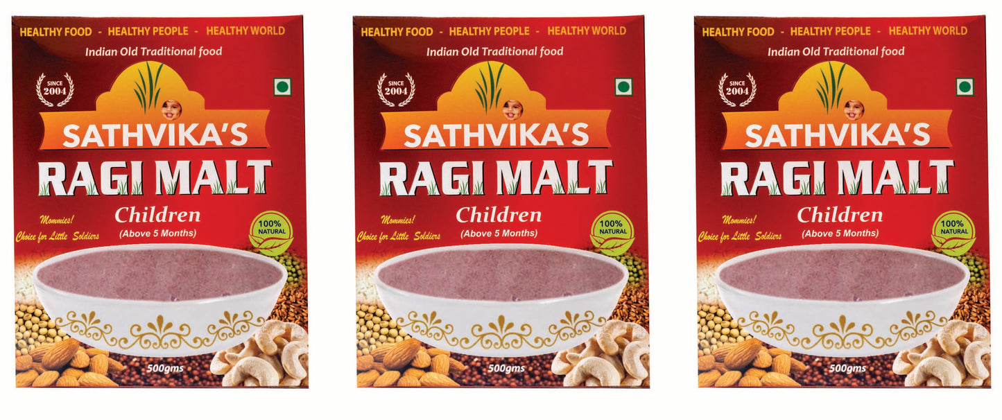 Sathvikas Ragi Malt Children