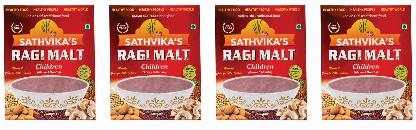 Sathvikas Ragi Malt Children