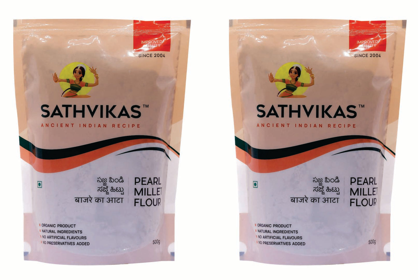 Sathvikas Sajjalu Flour / Pearl Millet Flour