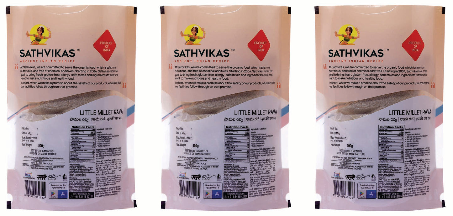Sathvikas Samalu / Little Millet Ravva