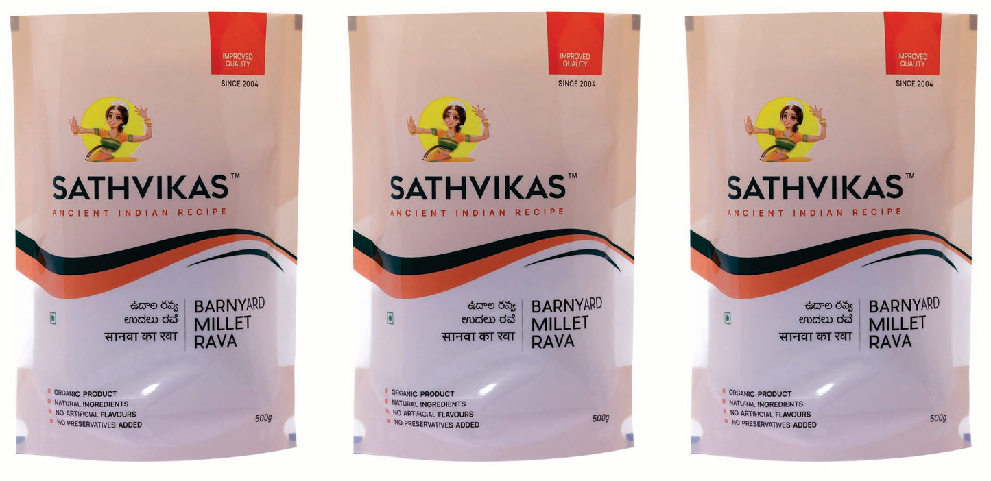 Sathvikas Udarlu / Barnyard Millet Rava