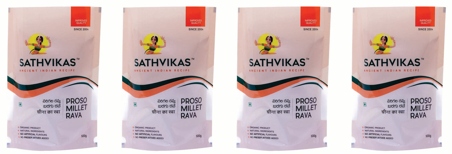 Sathvikas Varigalu / Proso Millet Ravva