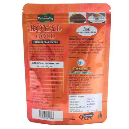 Padmavathy Royal Gold Premium Tea Powder