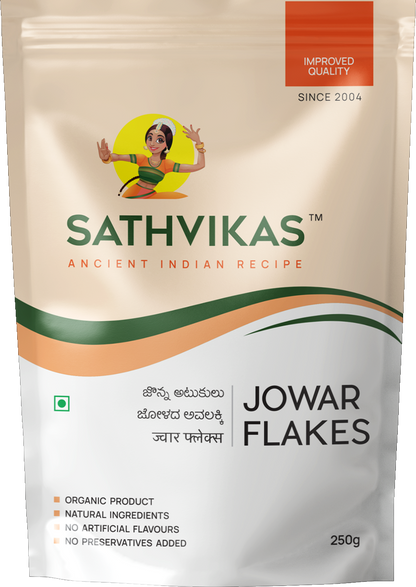 Sathvikas Jonna Atukulu / Jowar Poha / Jowar Flakes