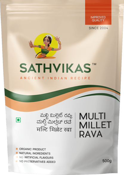 Sathvikas Multi Millets Rava