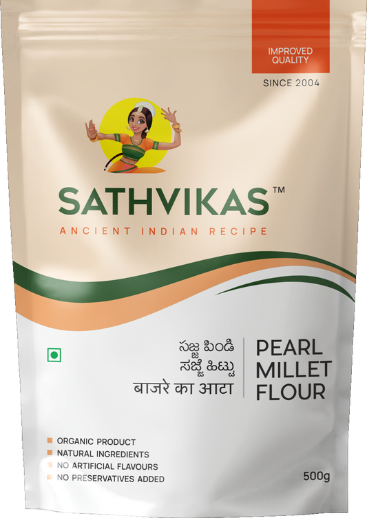 Sathvikas Sajjalu Flour / Pearl Millet Flour