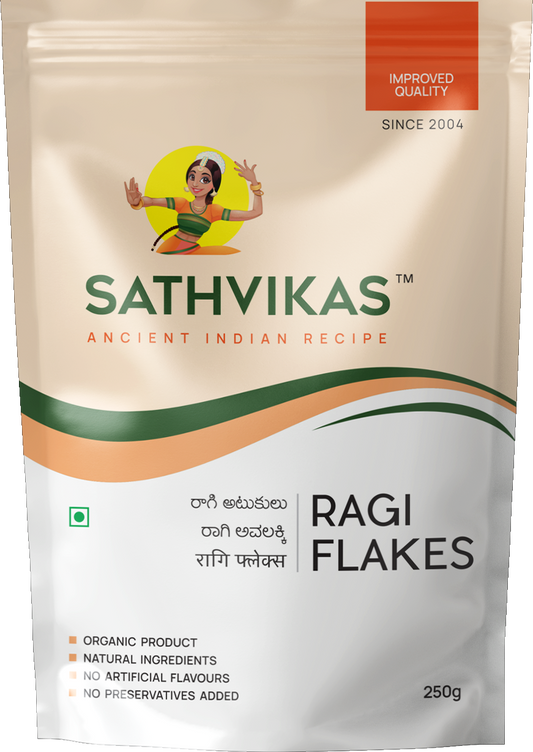 Sathvikas Ragi Atukulu / Finger Millet Poha / Ragi Flakes