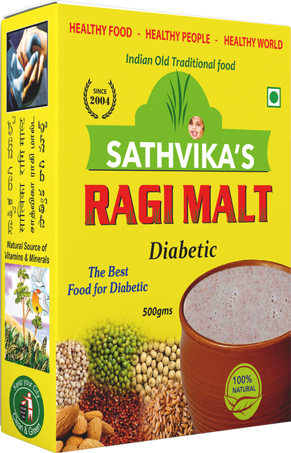 Sathvikas Ragi Malt Diabetic