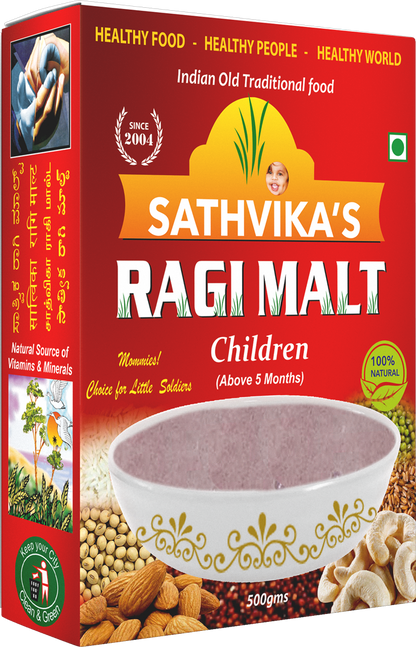 Sathvikas Ragi Malt Children