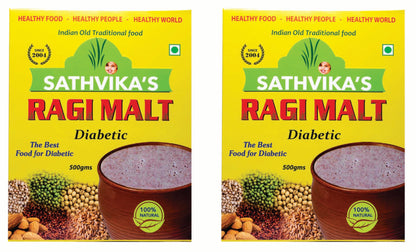Sathvikas Ragi Malt Diabetic