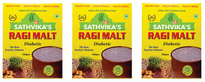Sathvikas Ragi Malt Diabetic