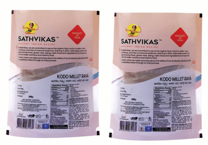 Sathvikas Arikalu / Kodo Millet Ravva