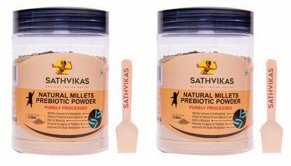 Sathvikas Natural Millets Prebiotic Powder (Cumin Flavour) 