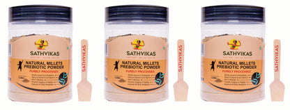 Sathvikas Natural Millets Prebiotic Powder (Cumin Flavour) 