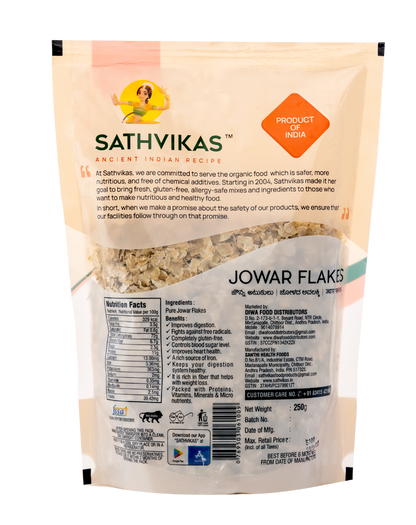 Sathvikas Jonna Atukulu / Jowar Poha / Jowar Flakes