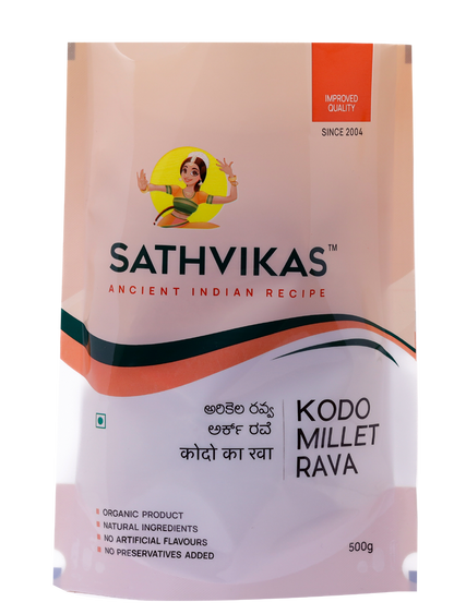 Sathvikas Arikalu / Kodo Millet Ravva