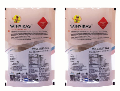 Sathvikas Korralu / Foxtail Millet  Ravva
