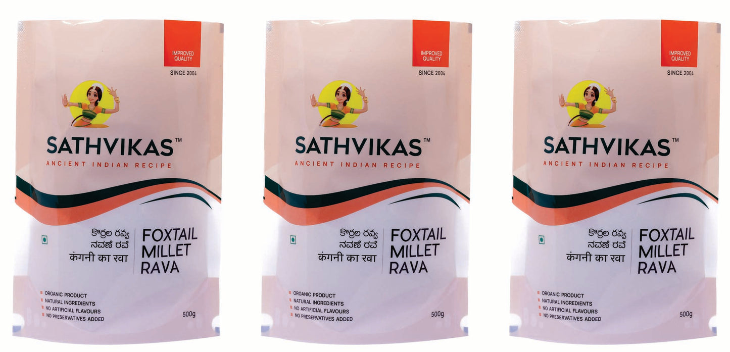 Sathvikas Korralu / Foxtail Millet  Ravva