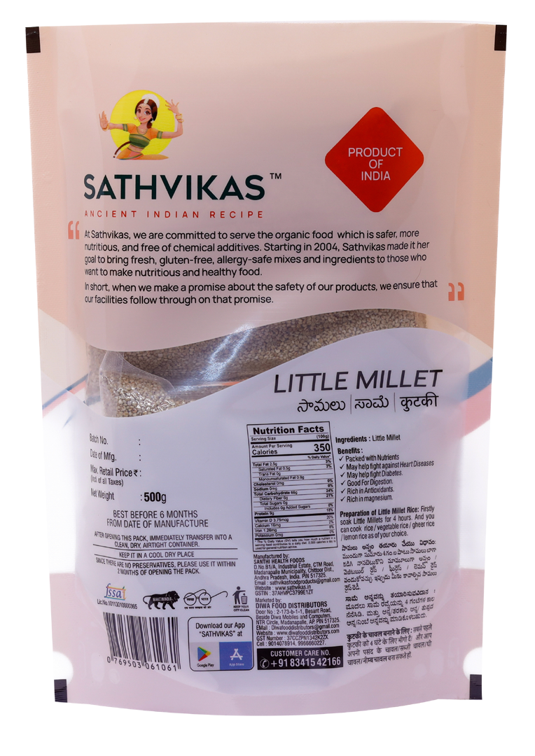 Sathvikas Samalu / Little Millet
