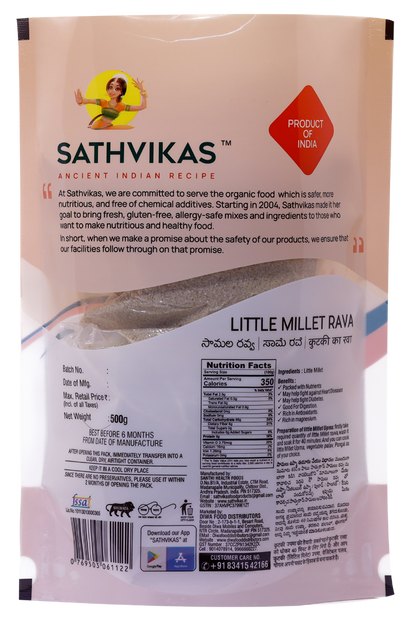 Sathvikas Samalu / Little Millet Ravva
