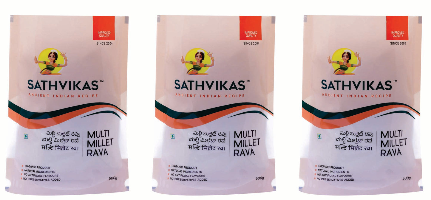 Sathvikas Multi Millets Rava