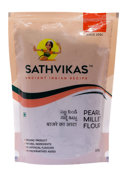 Sathvikas Sajjalu Flour / Pearl Millet Flour