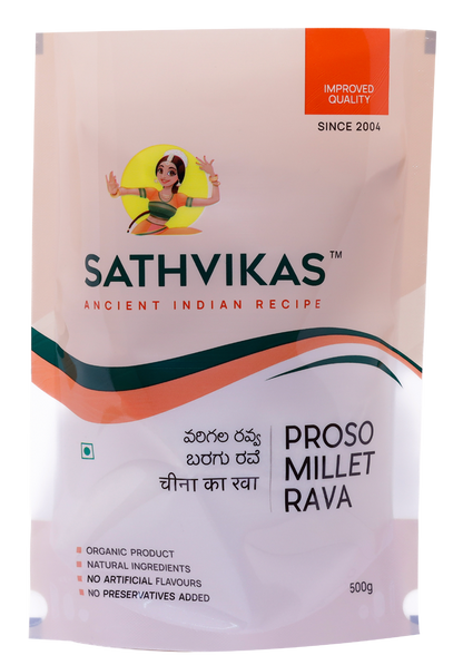 Sathvikas Varigalu / Proso Millet Ravva