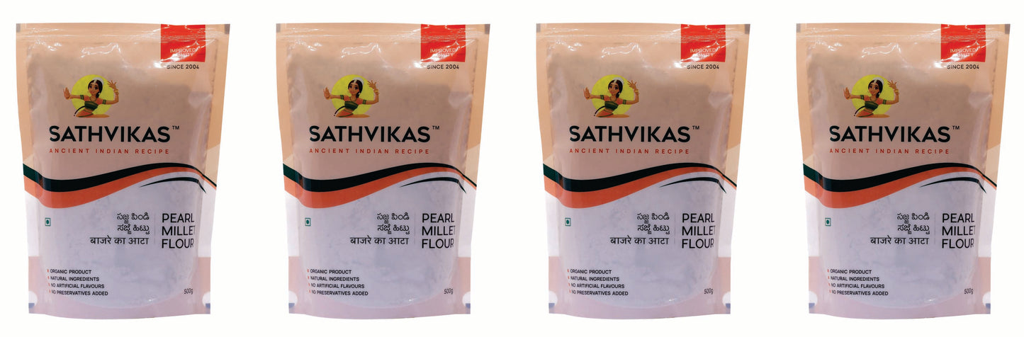 Sathvikas Sajjalu Flour / Pearl Millet Flour