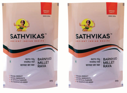 Sathvikas Udarlu / Barnyard Millet Rava