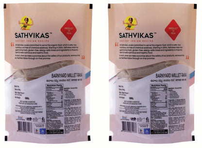 Sathvikas Udarlu / Barnyard Millet Rava